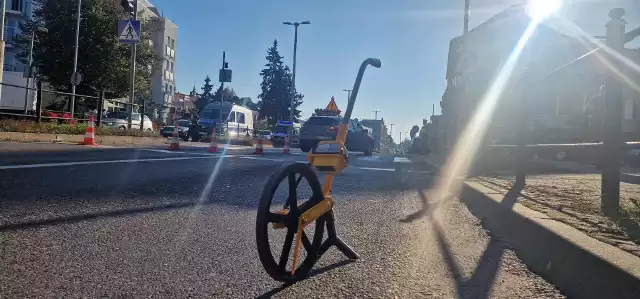 Wypadek w Koszalinie na ul. Zwycięstwa w okolicy hotelu Gromada