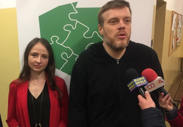 Agnieszka Dziemianowicz-Bąk i Adrian Zandberg z Partii Razem.