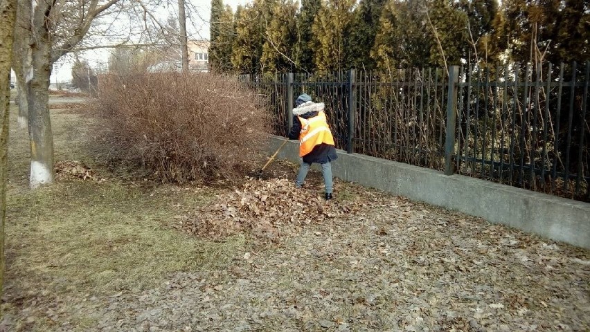 Pabianice. Ulice, chodniki i trawniki posprzątane. O porządek zadbali skazani ZDJĘCIA