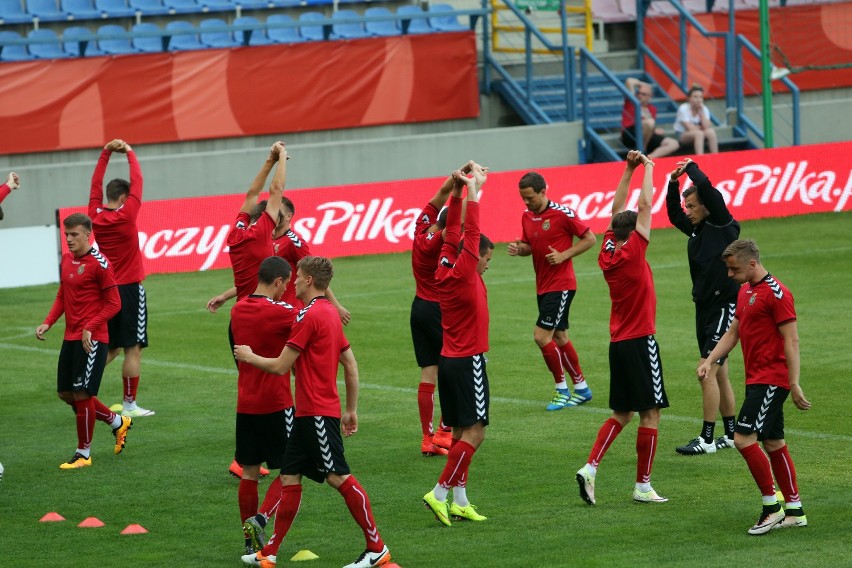 Polska-Litwa. Rywale Biało-Czerwonych trenowali przed meczem