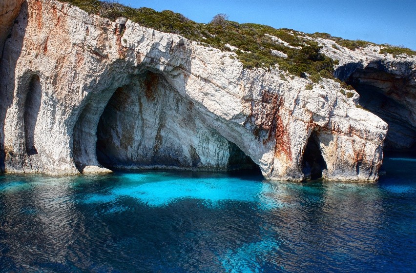 Błękitne Groty, Zakynthos/Źródło: Archiwum GNTO