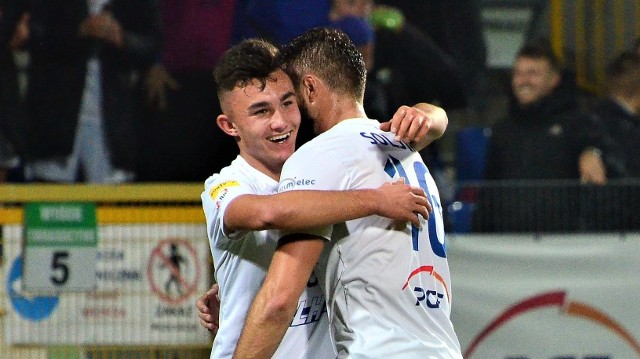 Jesienią Kacper Sadłocha zdobył dwa gole w Fortuna 1 lidze