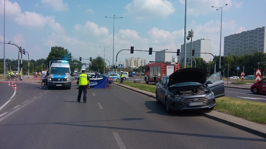 Śmiertelny wypadek na Szosie Lubickiej w Toruniu, do którego...