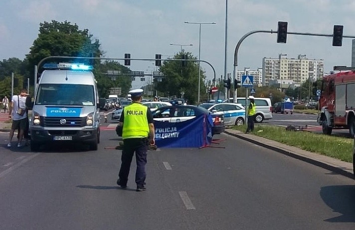 Śmiertelny wypadek na Szosie Lubickiej w Toruniu, do którego...