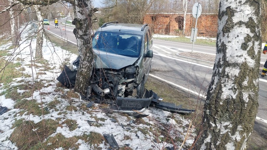 Do wypadku doszło po godz. 11 na DW 977 w Zabłędzy koło...