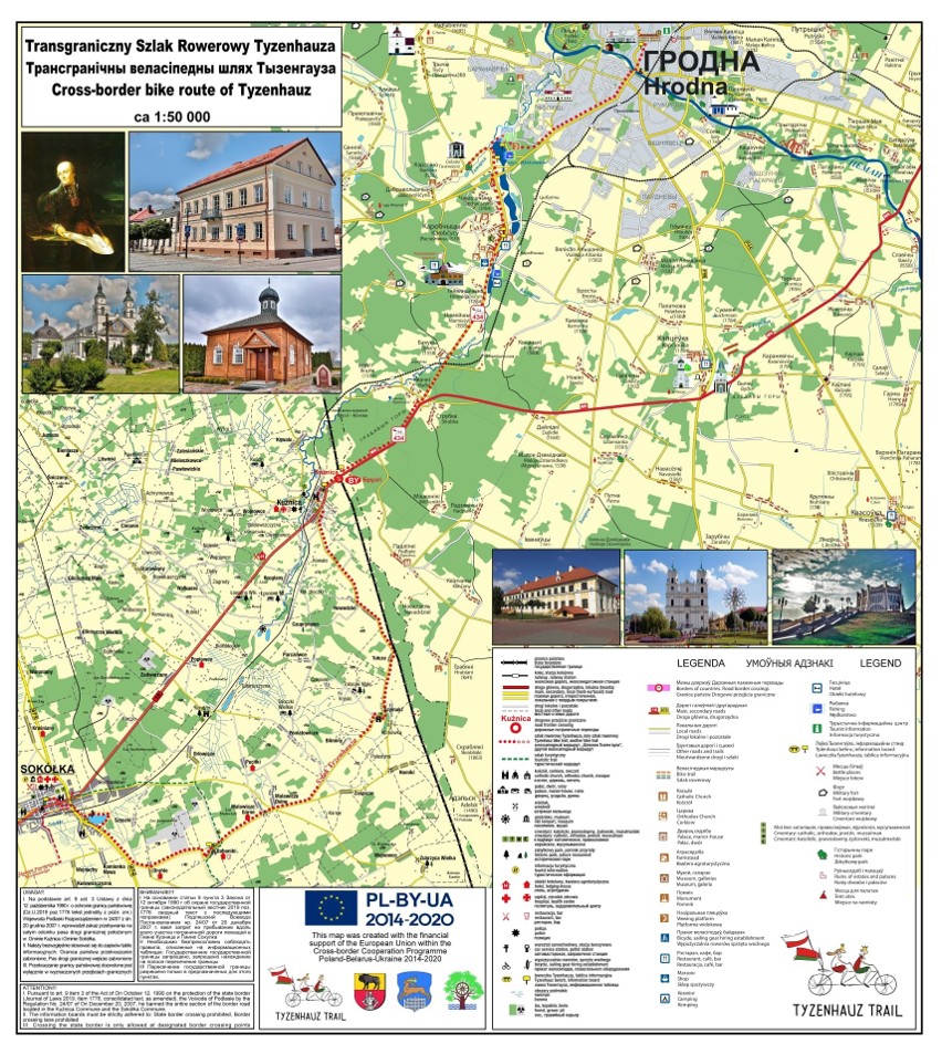 Szlak rowerowy Tyzenhausa został otwarty 20 lipca w Sokółce....