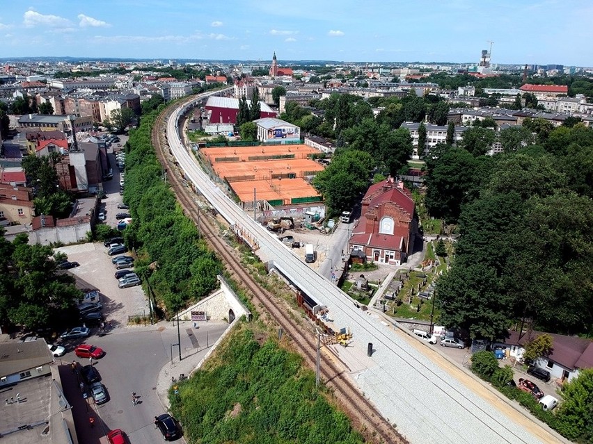 Nowy tor w centrum Krakowa