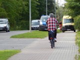 Kolizja rowerzystów. Ranna kobieta odwieziona do szpitala w Słupsku