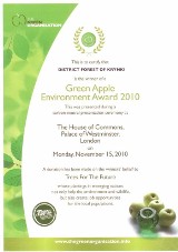 Nadleśnictwo Krynki za ochronę środowiska otrzymało złoty medal w brytyjskim parlamencie 