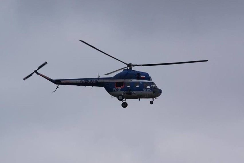 Policyjny helikopter towarzyszył wyjazdowi kibiców ŁKS do...