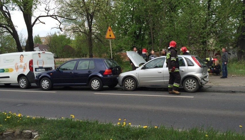 Wypadek na ulicy Opolskiej