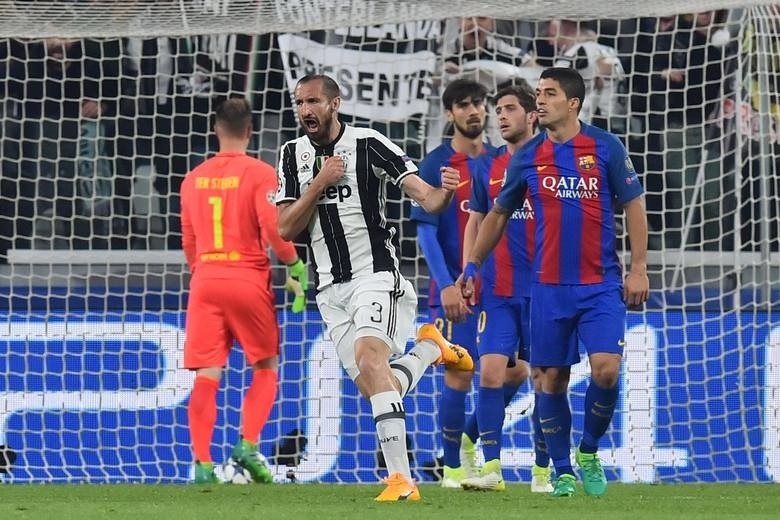 Liga Mistrzów. Juventus Barcelona 3:0. Bramki na YouTube...