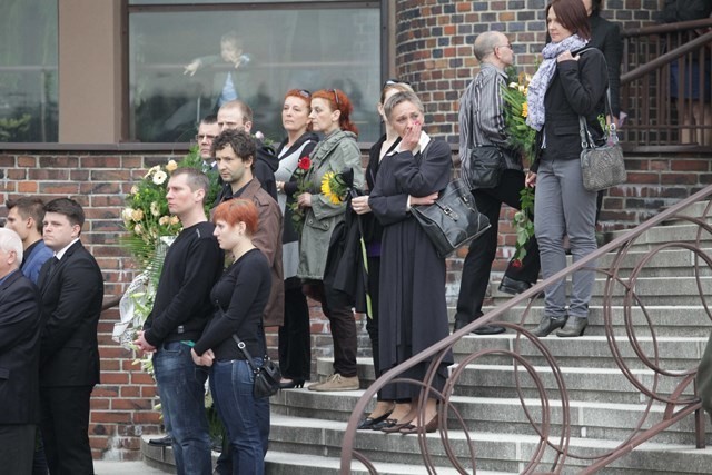 Pogrzeb Jacentego Jędrusika. Na zdjęciu m.in. aktorki Maria...