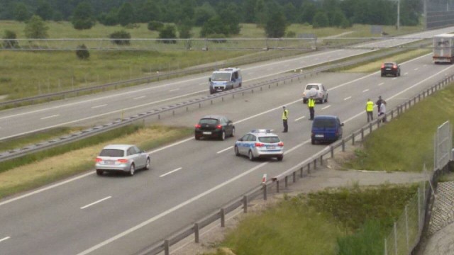 Do bójki doszło na drodze S1 w Wilkowicach, niedaleko węzła Rybarzowice