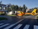 Tragiczny wypadek w Śremie. Lądował śmigłowiec LPR. Nie żyje 66-latka