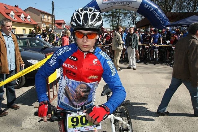 14-letni kielczanin Dominik Łoboda, który na maraton przyjechał pierwszy raz, nie ukrywał, że chce zająć wysoką pozycję.