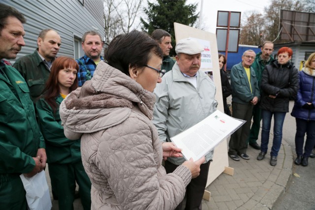 Przedstawiciele załogi Biaformu podpisali dziś list – apel do prezydenta Białegostoku o podjęcie decyzji w ich sprawie