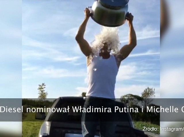 Aktor Vin Diesel rzucił wyzwanie do Ice Bucket Challenge Władimirowi Putinowi