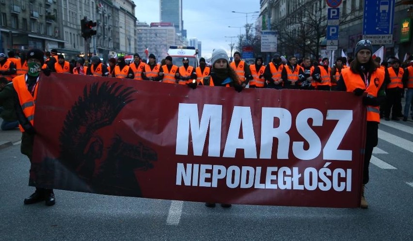 Marsz Niepodległości 2018 w Warszawie. Hanna...