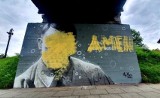 Nowy Sącz. Mgr Mors zachwyca i oburza. Nie milknie dyskusja na temat kontrowersyjnego mural z portretem Adolfa Hitlera [ZDJĘCIA]