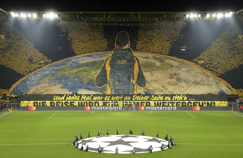 Liga Mistrzów. Takich opraw nie ma nigdzie na świecie. "Żółta Ściana" Borussii Dortmund znowu pokazała klasę! [ZDJĘCIA]