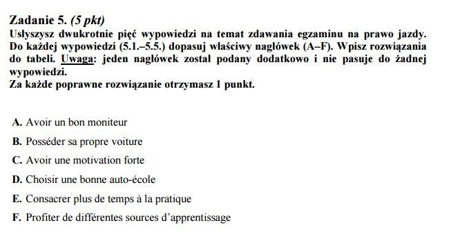 Stara matura 2016: Język FRANCUSKI rozszerzenie [ODPOWIEDZI, ARKUSZ CKE]