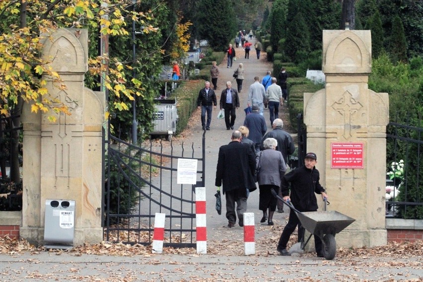 Wrocław: Trwa wielkie sprzątanie na cmentarzach. Uwaga na korki (ZDJĘCIA)