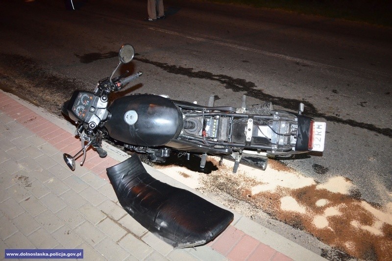 Ukrainiec bez prawa jazdy uciekał na motocyklu przed policją