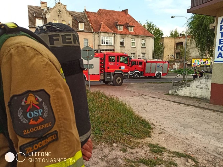 Akcja strażaków w Złocieńcu