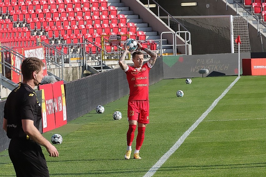 Widzew - Miedź 0:0. Pojedynek królów strzelców bez goli. Widzew traci szansę awansu. Zdjęcia