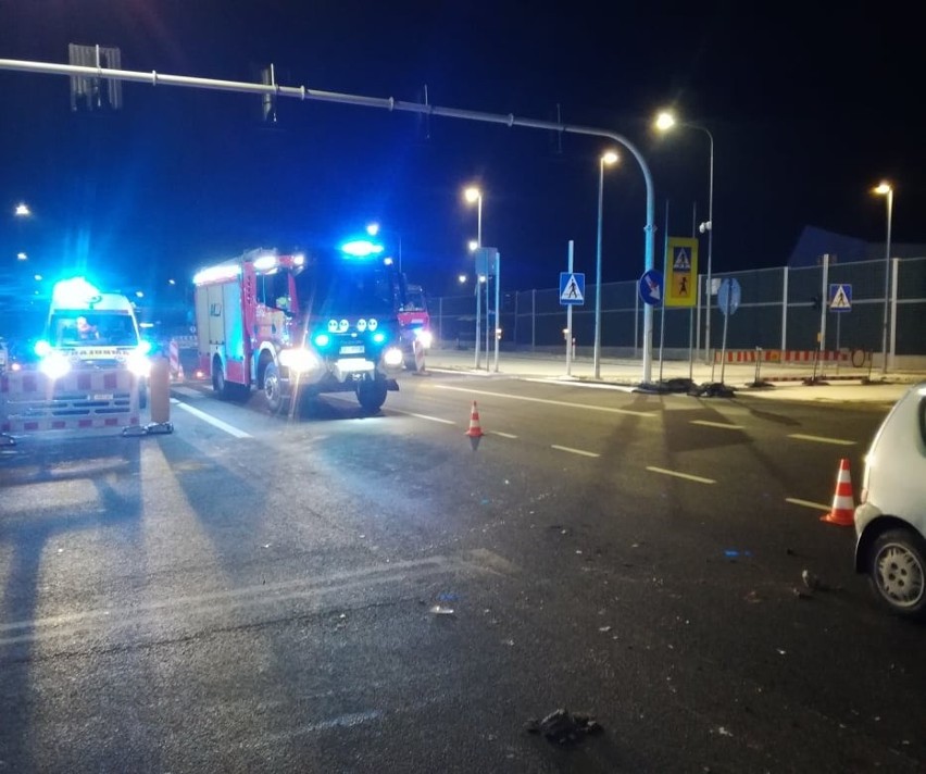 Zderzenie dwóch samochodów na feralnym skrzyżowaniu w Bilczy. Były utrudnienia w ruchu