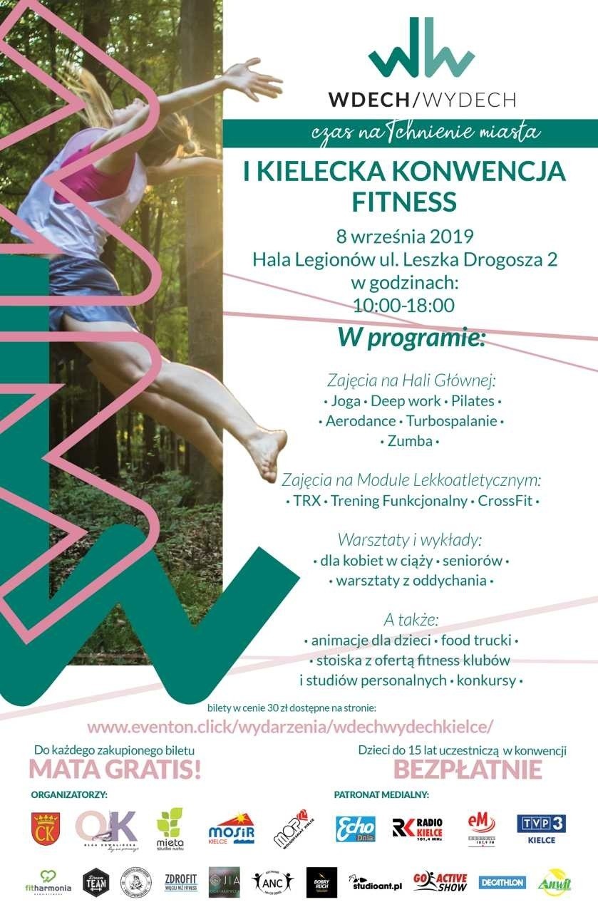 Wdech Wydech - wielka impreza fitness w Kielcach. Ambasadorką żona prezydenta