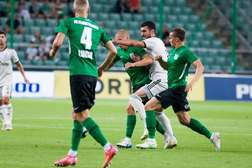 Legia Warszawa w rywalizacji z Florą Tallin w 2. rundzie...