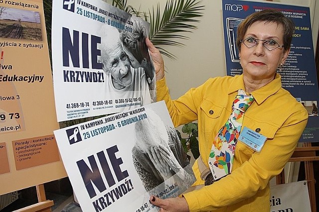 Elżbieta Gadacsine-Michalak, jedna z organizatorek kampanii, przekonuje, że ludzie starsi zasługują na opiekę i szacunek. 