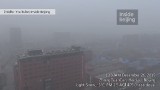 Smog w Pekinie ponownie był tak gęsty, że nie widać było panoramy miasta