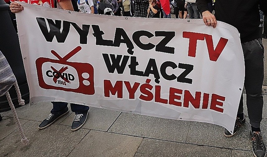 "Stop przymusowi szczepień!" - pod tym hasłem odbyła się w...