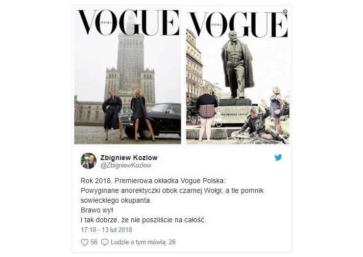 Okładka Vogue Polska budzi spore kontrowersje. Nie dziwi...