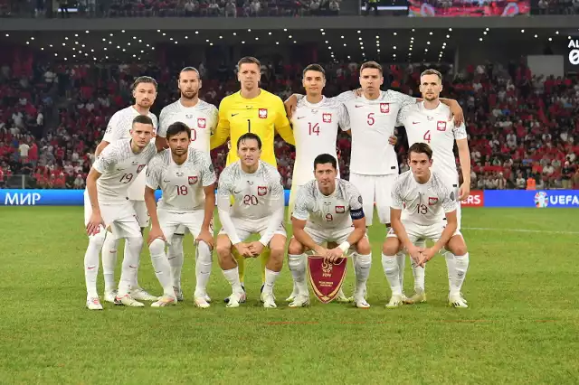 Reprezentacja Polski przed meczem z Albanią (0:2) w Tiranie w eliminacjach Euro 2024