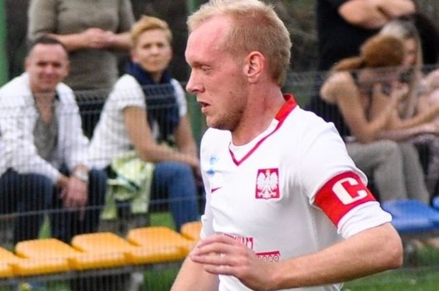 Pomocnik Piotrówki Daniel Sroka ostatnio zdobył dwa gole.