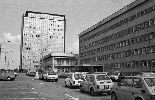 Budynki Telewizji Polskiej przy ul. Woronicza 17 w Warszawie. Rok 1981