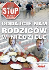 Będzie zakaz handlu od soboty do poniedziałku? Solidarność walczy o zaostrzenie przepisów! [PLAKATY]