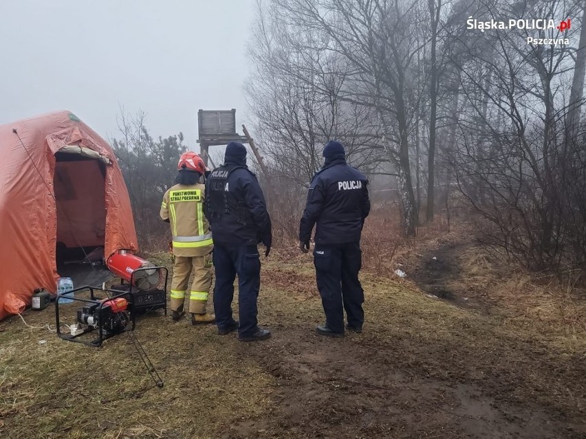 Teren katastrofy helikoptera należącego do Karola Kani,...