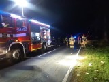 Gmina Opalenica: Wieczorny wypadek pod Wojnowicami. Bus wjechał w motocyklistę [ZDJĘCIA]