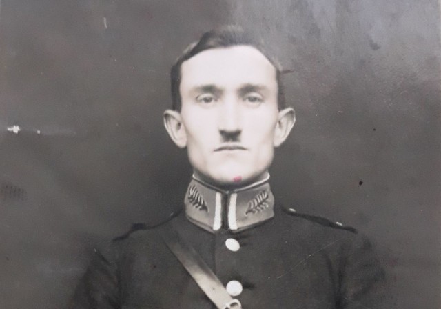 Jan Madej z Oleszna, zdjęcie z 1928 roku.