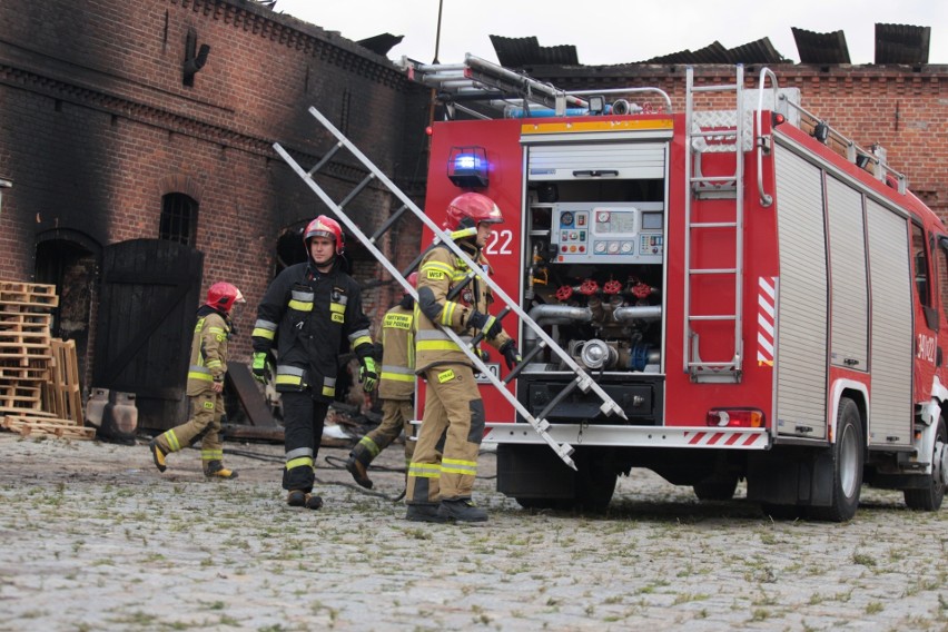 Strażacy dogaszali pogorzelisko w Lubuczewie