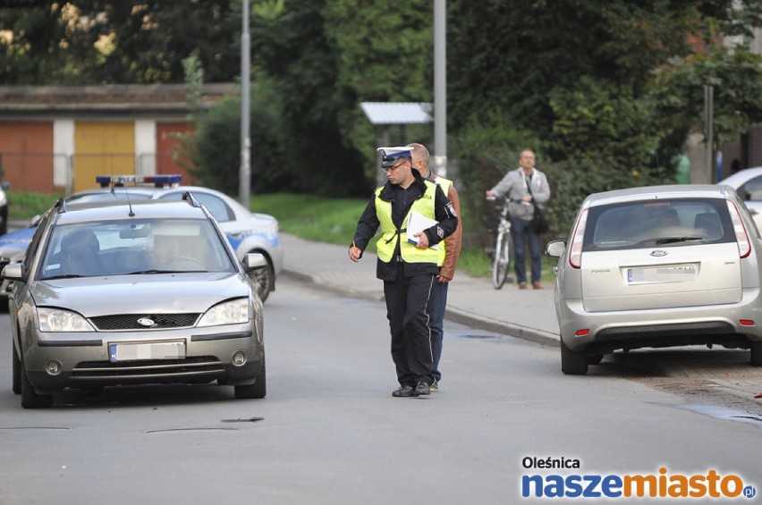 Do wypadku doszło w poniedziałek przed godz. 17 w Oleśnicy....