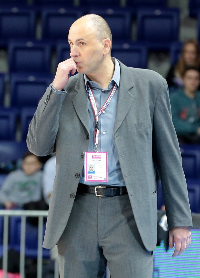 Trener Drażen Anzulović może być zadowolony z postawy MKS-u