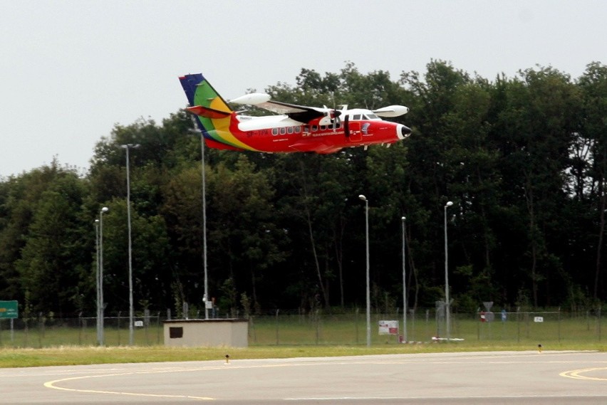 Samolot "Papuga" na Lotnisku Lublin