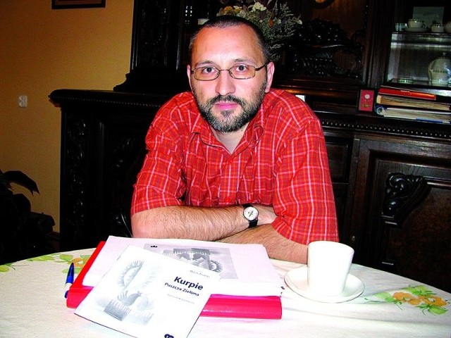Marcin Żerański, grafik i miłośnik Kurpiowszczyzny