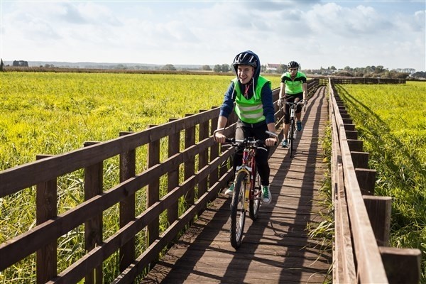 Green Velo na kładce Śliwno - Waniewo